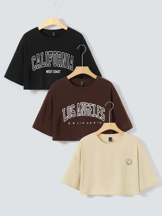 Pack Of 3 Crop Tops 003