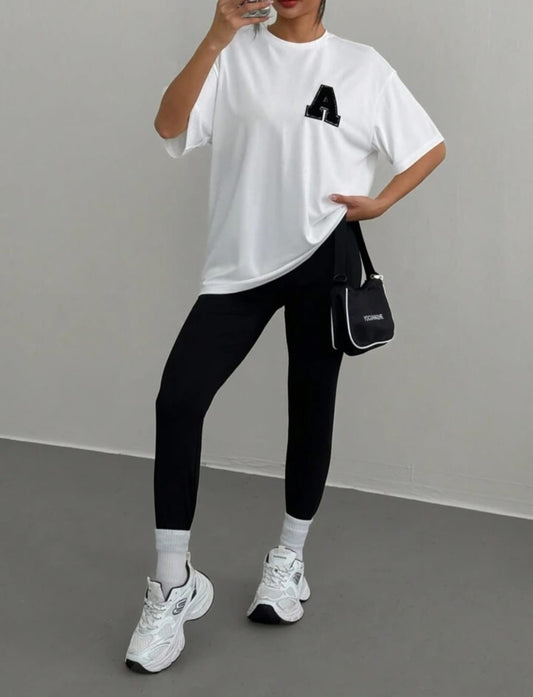 A White And Black Tracksuit