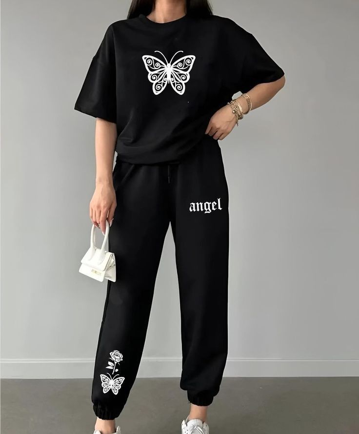Butterfly Printed Tracksuit