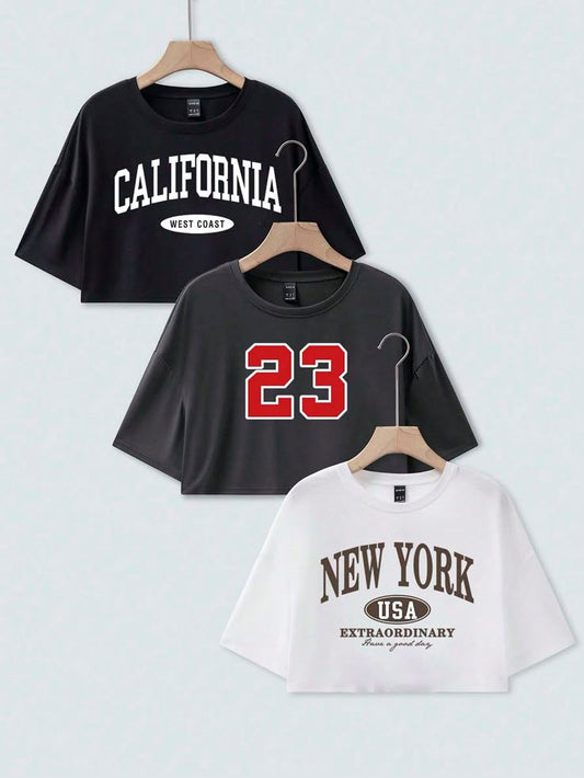 Pack Of 3 Crop Tops 002